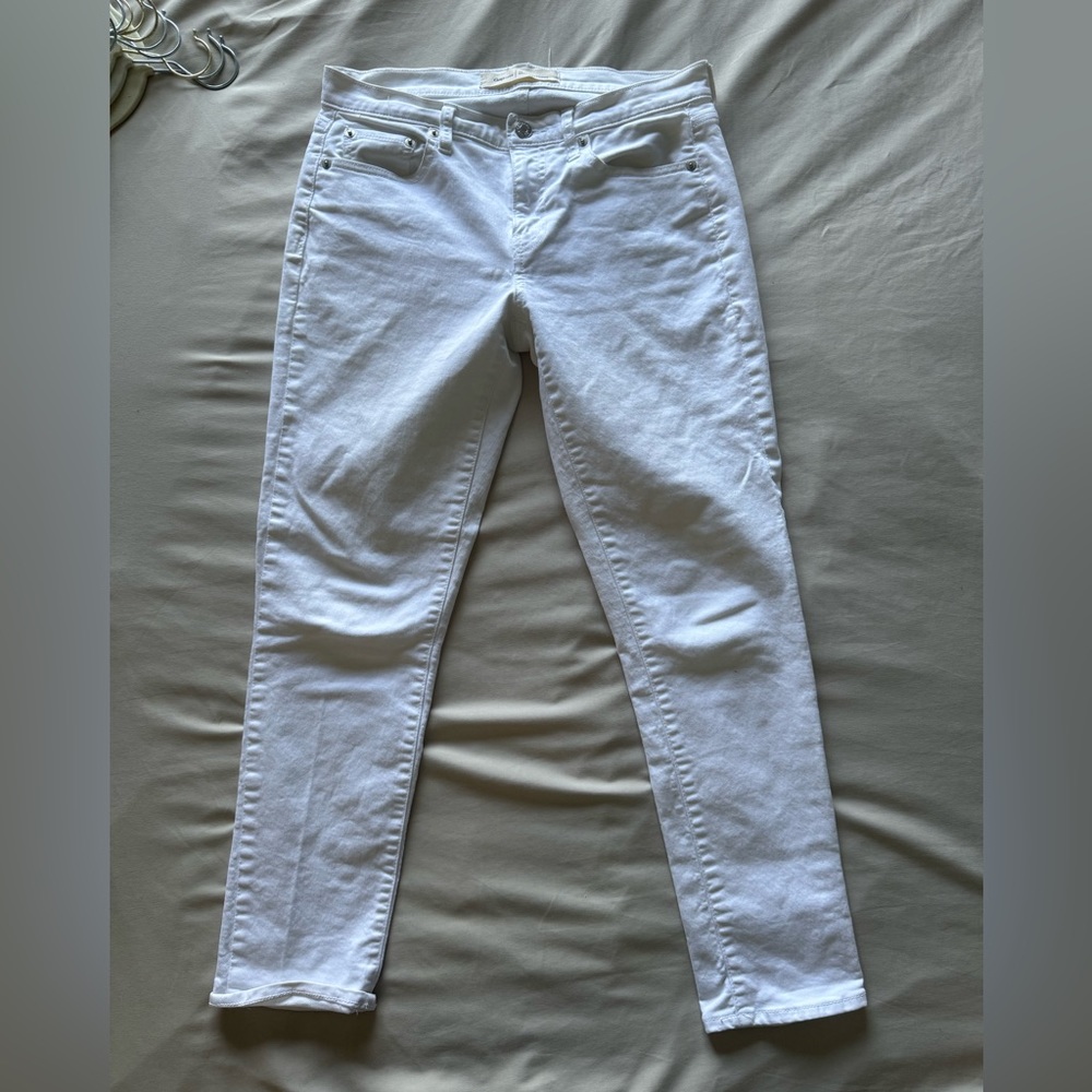 Gap 1969 Best Girlfriend White Jean, Size 26
